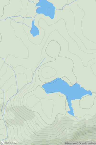 Thumbnail image for Y Garn [Barmouth to Betws-y-Coed and Bala] [SH759379] showing contour plot for surrounding peak